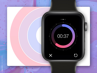 Daily UI 014 - Countdown blue countdown countdowntimer dailyui dailyui014 dailyuichallenge design illustration pink purple ui uidesign uiux userinterface uxdesign watch webdesigner