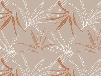 Brown Leaves Pattern botanical botanical pattern design designer flower illustration leaf leaves nature nature pattern pattern pattern design pattern designer textile textile design textile designer textile pattern textile pattern design