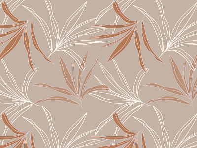 Brown Leaves Pattern