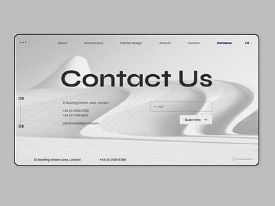 Contact Us Page contact page contactus design ui webdesign