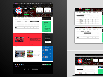 Sport Statistics // Redesign Page football sport statistics ui uiux webdesign website