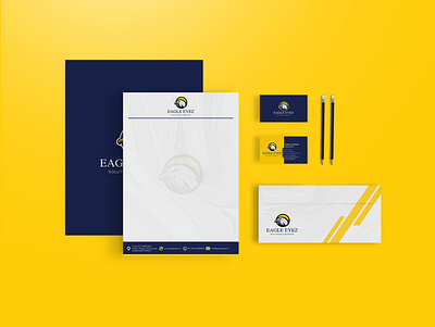 EAGLE EYEZ BRANDING branding businesscard corporate branding envelop logo logo design logodesign logotype stationery