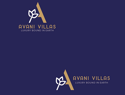 BRANDING avani villas branding logo logo design logo options real estate logo