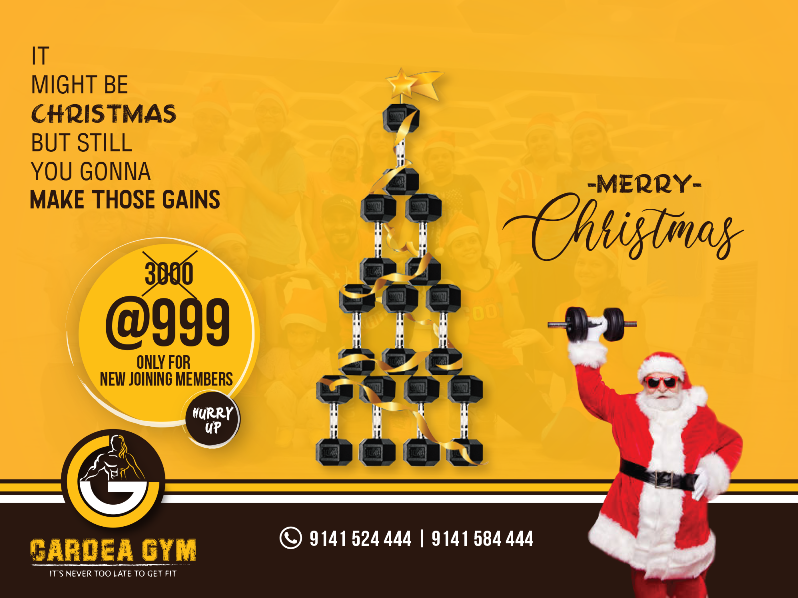 CARDEA GYM CHRISTMAS by Srikar on Dribbble