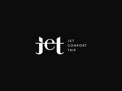 JET logotype graphic design logo