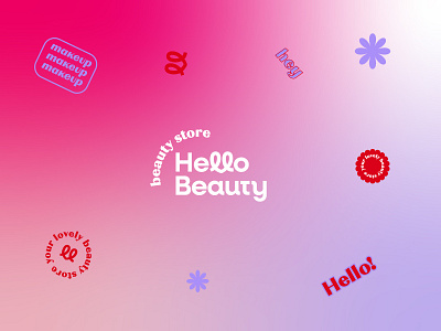 Hello beauty | Beauty store branding design graphic design icon illustration logo typography vector