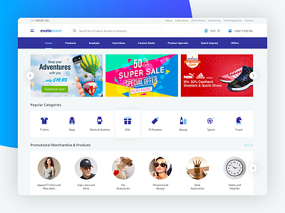 E-commerce Landing Page
