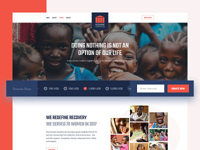 Charity Website Design