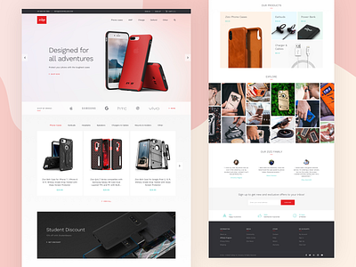 Zizo Landing Page Design Concept