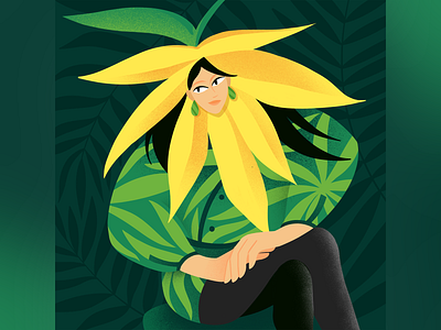 Tropical Blooms for #juneinbloom2022 2022 character character design design fashion fashion illustration flowers illustration tropical vector