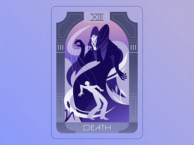 Tarot N13 — Death 2022 character character design death design illustration tarot tarot cards vector