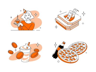 Dodo Pizza illustrations