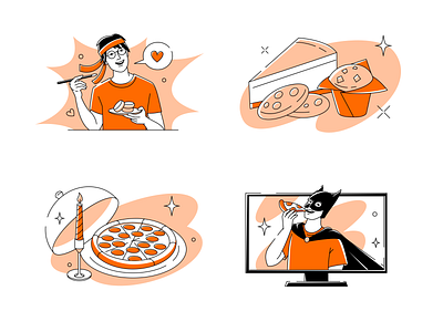 Dodo Pizza illustrations