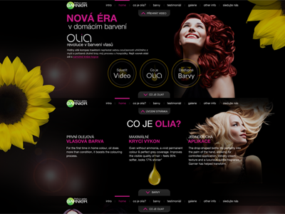 Garnier Olia design web