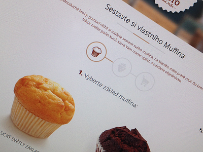 Muffins Bakery design preview web