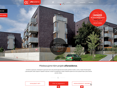 Rezidence Website concept design web