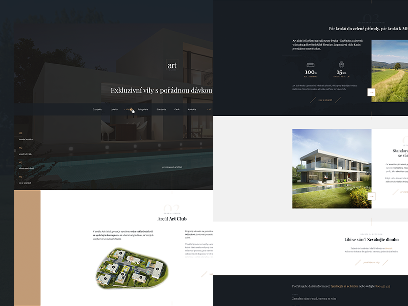 W.I.P. luxury home contrast minimalism black webdesign website exlusive gold uxdesign uidesing ux ui luxury
