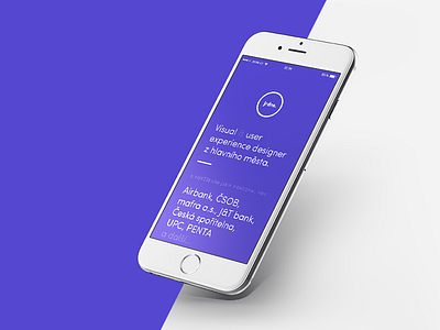 Personal Website apps blue clean minimalism mobile personal portfolio purple responsive uidesign website