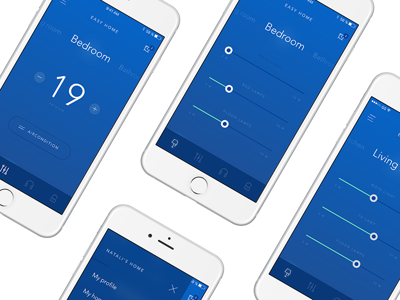 Easy Home App by Jakub Jordanidis on Dribbble