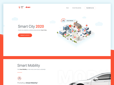 e-on Smart Cities cities design landingpage microsite smart uidesign uxdesign webdesign