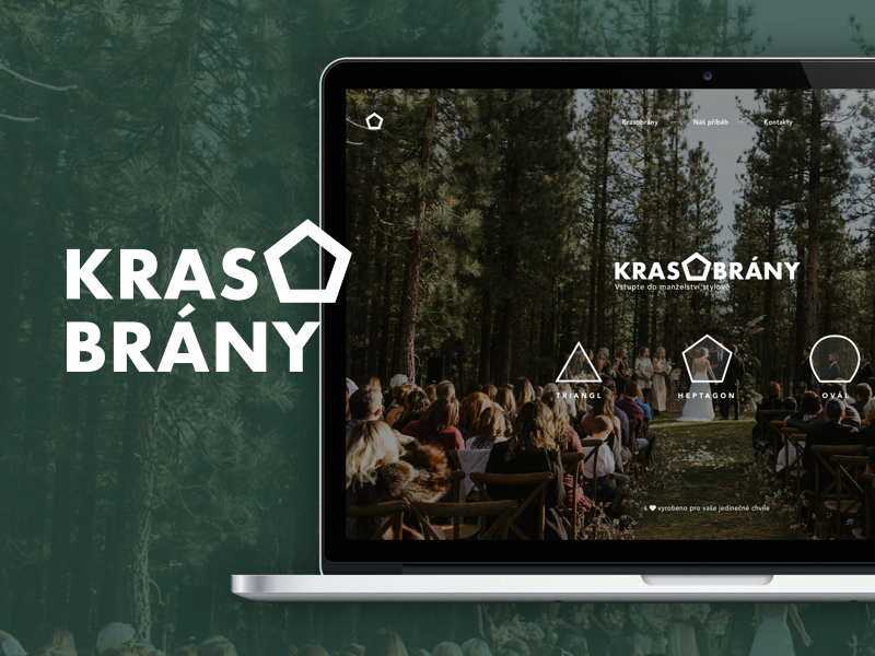 Krasobrany webdesign microsite minisite mobile responsive green uidesign ui ux uxdesign minimalism clean