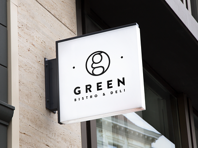 Green Bistro cid design golf green identity logo restaurant
