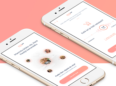 App for Mummies android app appdesign apple children clean clear design flat ios iosdesign minimalism mobile mobile app mum orange ui uidesign ux uxdesign
