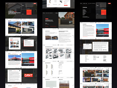 GANT Website Redesign: Main pages design ui uiux ux web web design web ui web uiux webdesign website