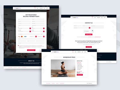 Health&Fitness Project: Inner pages ui web web design web ui webdesign website