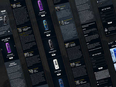 Nordic Beer Company: Mobile Version ui uiux web web design web ui webdesign website