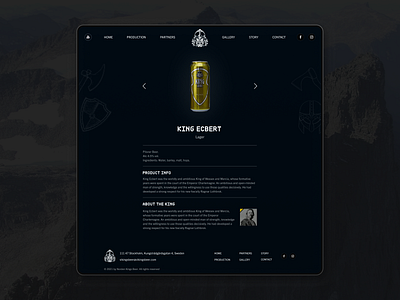 Nordic Beer Company: Product page ui uiux web web design web ui web uiux webdesign website