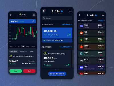 Trading/Investment Platform concept