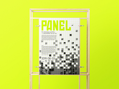 Panel exhibition poster design exhibition exhibition design grafikfeed graphicdesign hungary logo redesign typography