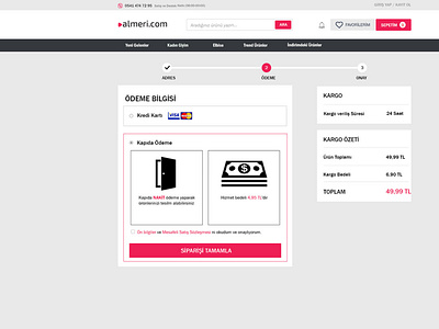 Check-out e commerce Template