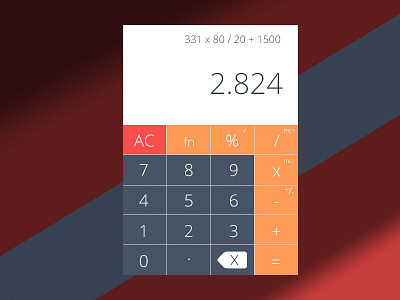 #004 Dailyui - Calculator calculator concept dailyui design interface layout ui ux