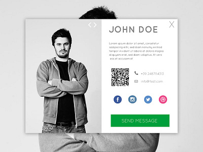 #006 Dailyui - User Profile