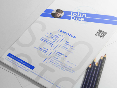 CV Template cv download resume template ui