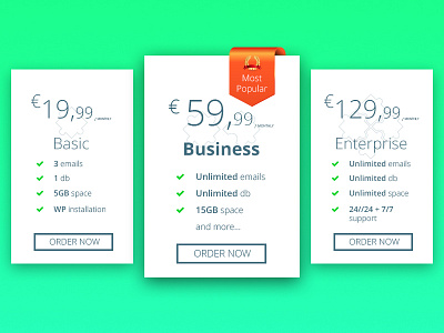 #030 Dailyui Challenge - Pricing challenge dailyui price pricing service table ui