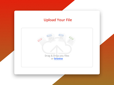 #031 Dailyui Challenge - File Upload challenge dailyui dragdrop file ui upload