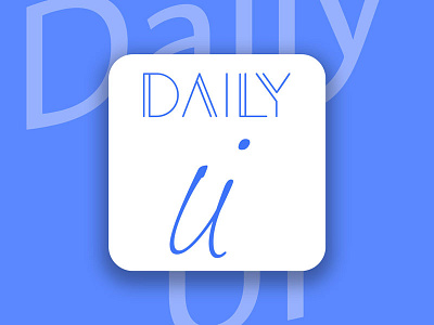 Daily Ui Logo daily dailyui logo ui