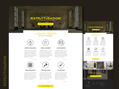 Ristrutturazioni website layout design html layout renovations ristrutturazioni template webdesign webdesigner website wordpress