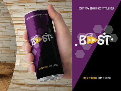 boost energy dring labeldesign