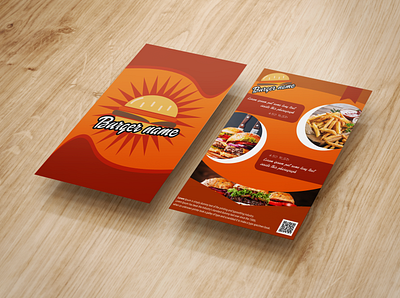 fast food flyer flyer design