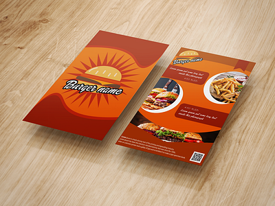 fast food flyer