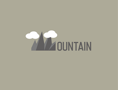 mountain logo vector