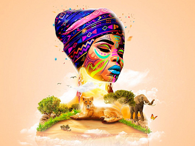 Rebecca Elsne - Mama Africa africa cover design dweet design europe gbr graphics mama music single uk united kingdom