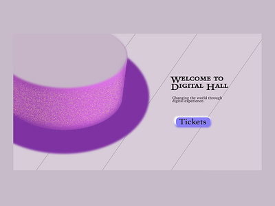 Digital Hall animation design motion design ui ux visual