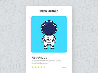 Astronaut Illustration | Alkusr