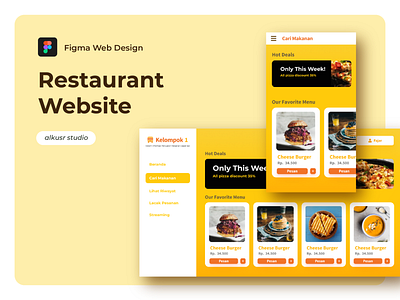 SIPMCS Restaurant Website 3d animation apps art asia branding city culture design figma food graphic design illustration logo mobile restaurant resto ui vector website