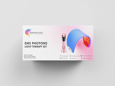 EMS PHOTONS LIGHT THERAPY SET BOX box box design packagedesign